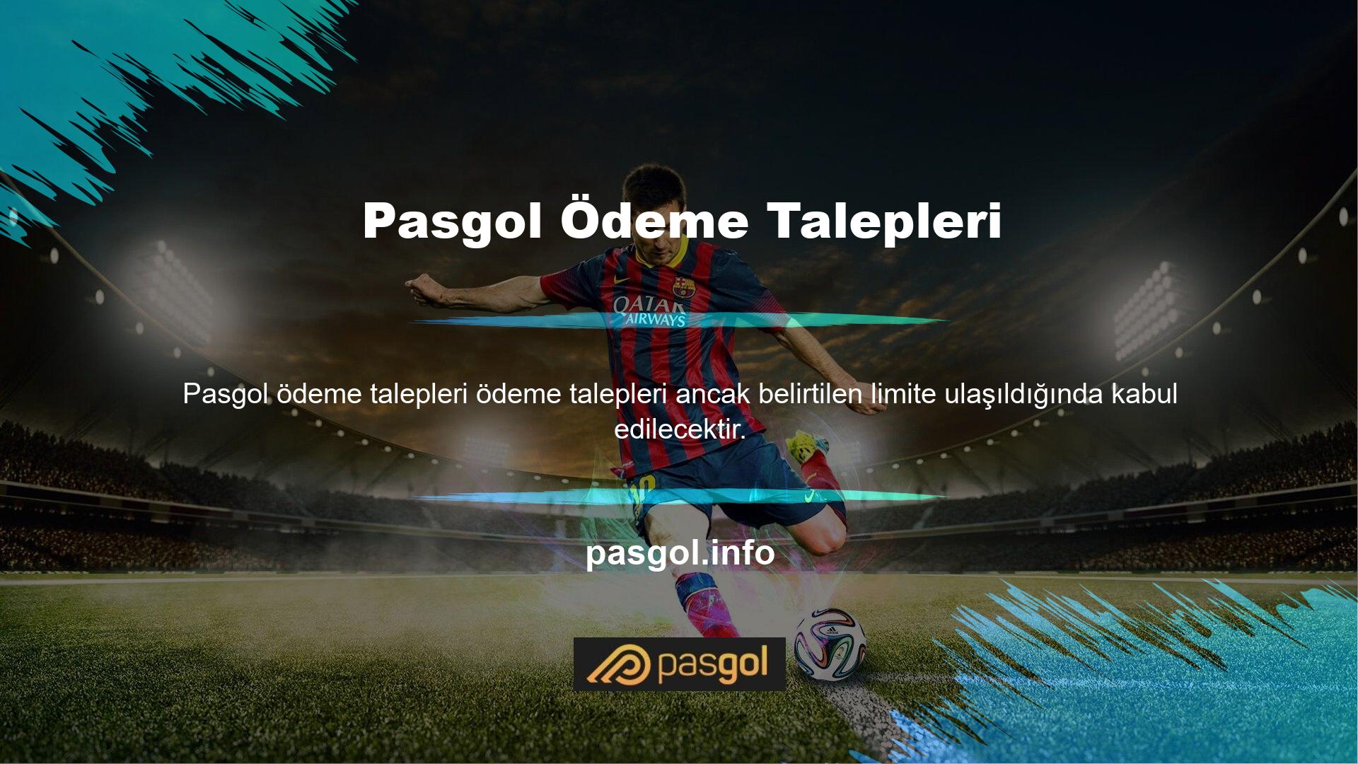 Pasgol web sitesi ayrıca süre sınırını aşan tüm üyelere tazminat ödemektedir